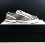 Gucci Unisex Tennis 1977 Sneaker Beige Ebony Original GG Canvas Rubber Sole Flat - Image 2