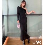 Gucci Women GG Ankle Boot Black Leather Geometric Heel Metal Inserts High-Heel - Image 12