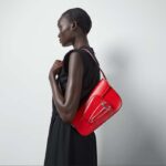 Gucci Women GG Gucci Horsebit 1955 Small Shoulder Bag Red Leather Flap Closure – Bild 12