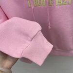 Gucci Women GG Hooded Sweatshirt Embroidery Firenze 1921 Drawstring Closure Dropped Shoulder Long Sleeves - Image 9