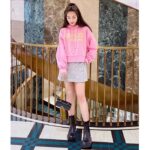 Gucci Women GG Hooded Sweatshirt Embroidery Firenze 1921 Drawstring Closure Dropped Shoulder Long Sleeves - Image 11