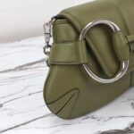 Gucci Women Horsebit Chain Medium Shoulder Bag Green Quilted Leather Maxi Horsebit - Image 10