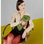 Gucci Women Horsebit Chain Medium Shoulder Bag Green Quilted Leather Maxi Horsebit - Image 12