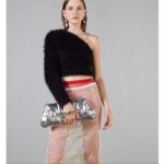 Gucci Women Horsebit Chain Medium Shoulder Bag Silver Metallic Quilted Leather Maxi Horsebit - Image 11