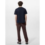 Louis Vuitton LV Men Short-Sleeved Cotton Crewneck Regular Fit Embossed Jacquard Monogram Navy Blue - Imagen 11