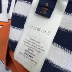 Louis Vuitton LV Men Short-Sleeved Cotton T-Shirt Orange Regular Fit Vuitton Jacquard Signature - Image 9