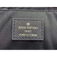 Louis Vuitton LV Uniisex Porte-Documents Voyage PM Midnight Blue Taiga Cowhide Leather (3)