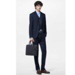 Louis Vuitton LV Unisex Porte-Documents Voyage PM Midnight Blue Taiga Cowhide Leather - immagine 11