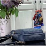 Louis Vuitton LV Unisex Avenue Slingbag Blue Sapphire Damier Infini Cowhide Leather Graphite Coated Canvas – Image 5