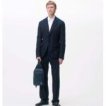 Louis Vuitton LV Unisex Avenue Slingbag Blue Sapphire Damier Infini Cowhide Leather Graphite Coated Canvas – Image 11