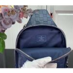 Louis Vuitton LV Unisex Avenue Slingbag Blue Sapphire Damier Infini Cowhide Leather Graphite Coated Canvas – Image 7