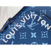 Louis Vuitton LV Unisex Avenue Slingbag NM Atlantic Blue Monogram Coated Canvas (7)