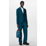 Louis Vuitton LV Unisex Avenue Slingbag NM Atlantic Blue Monogram Coated Canvas - immagine 11