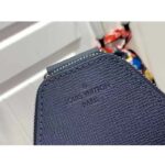 Louis Vuitton LV Unisex Avenue Slingbag NM Midnight Blue Taiga Cowhide Leather - Image 7