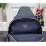 Louis Vuitton LV Unisex Avenue Slingbag NM Midnight Blue Taiga Cowhide Leather - Image 8