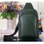 Louis Vuitton LV Unisex Avenue Slingbag NM Vert Laurier Green Taiga Cowhide Leather - Image 2