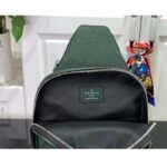 Louis Vuitton LV Unisex Avenue Slingbag NM Vert Laurier Green Taiga Cowhide Leather - Image 8