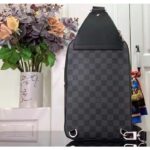 Louis Vuitton LV Unisex Avenue Slingbag NM Damier Graphite Coated Canvas Cowhide Leather - Image 3