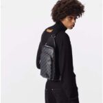 Louis Vuitton LV Unisex Avenue Slingbag NM Damier Graphite Coated Canvas Cowhide Leather - Image 11