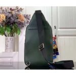 Louis Vuitton LV Unisex Avenue Slingbag NM Vert Laurier Green Taiga Cowhide Leather - Image 3