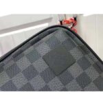 Louis Vuitton LV Unisex Avenue Slingbag NM Damier Graphite Coated Canvas Cowhide Leather - Image 6