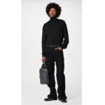 Louis Vuitton LV Unisex Avenue Slingbag NM Damier Graphite Coated Canvas Cowhide Leather - Image 12