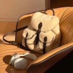 Louis Vuitton LV Unisex Backpack Cream Brown Shearling Monogram-Canvas Textile Lining - Image 3