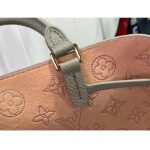 Louis Vuitton LV Unisex Bella Tote Gray Mahina Perforated Calfskin Leather – Bild 8