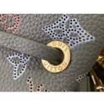 Louis Vuitton LV Unisex Bella Tote Gray Mahina Perforated Calfskin Leather – Bild 9