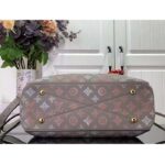 Louis Vuitton LV Unisex Bella Tote Gray Mahina Perforated Calfskin Leather – Bild 10