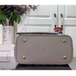 Louis Vuitton LV Unisex Blossom MM Tote Bag Gray Mahina Perforated Calfskin Leather - Image 6