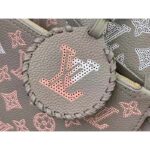Louis Vuitton LV Unisex Blossom MM Tote Bag Gray Mahina Perforated Calfskin Leather - Image 7