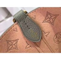 Louis Vuitton LV Unisex Blossom MM Tote Bag Gray Mahina Perforated Calfskin Leather (6)