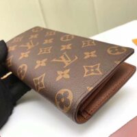 Louis Vuitton LV Unisex Brazza Wallet Brown Monogram Canvas (2)