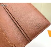 Louis Vuitton LV Unisex Brazza Wallet Brown Monogram Canvas (2)