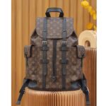 Louis Vuitton LV Unisex Christopher PM Backpack Monogram Canvas Body Flap Opening – Image 2