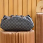 Louis Vuitton LV Unisex Christopher PM Damier Graphite Canvas Grey Body Flap Opening - Image 10
