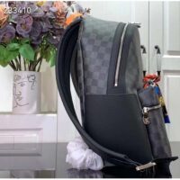 Louis Vuitton LV Unisex Discovery Backpack PM Damier Graphite Coated Canvas Cowhide Leather (3)