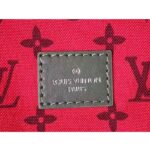 Louis Vuitton LV Unisex Discovery Backpack PM Khaki Green Vermillion Red Monogram Coated Canvas – Bild 11