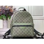 Louis Vuitton LV Unisex Discovery Backpack PM Khaki Green Vermillion Red Monogram Coated Canvas – Bild 3