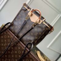 Louis Vuitton LV Unisex Excursion PM Brown Monogram Coated Canvas Natural Cowhide Leather (4)