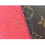 Louis Vuitton LV Women Félicie Pochette Dragon Fruit Pink Monogram Coated Canvas - Image 9