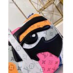 Louis Vuitton LV Unisex Keepall Bandoulière 45 Multicolor Monogram Coated Canvas Cowhide Leather - Image 9