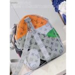 Louis Vuitton LV Unisex Keepall Bandoulière 45 Multicolor Monogram Coated Canvas Cowhide Leather - Image 7