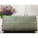 Louis Vuitton LV Unisex Keepall Bandoulière 55 Khaki Green Vermillion Red Monogram Canvas - Bild 5