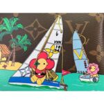 Louis Vuitton LV Unisex Mini Pochette Accessoires Dragon Fruit Pink Monogram Coated Canvas – Image 7