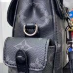 Louis Vuitton LV Unisex Nano Christopher Monogram Eclipse Coated Canvas Cowhide Leather - Image 9