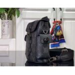 Louis Vuitton LV Unisex Nano Christopher Monogram Eclipse Coated Canvas Cowhide Leather - Image 5