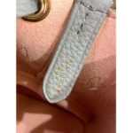 Louis Vuitton LV Unisex Pico Bella Gray Mahina Perforated Calf Leather Microfiber Lining M82731 - Imagen 13