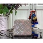 Louis Vuitton LV Unisex Pico Bella Gray Mahina Perforated Calf Leather Microfiber Lining M82731 - Imagen 7